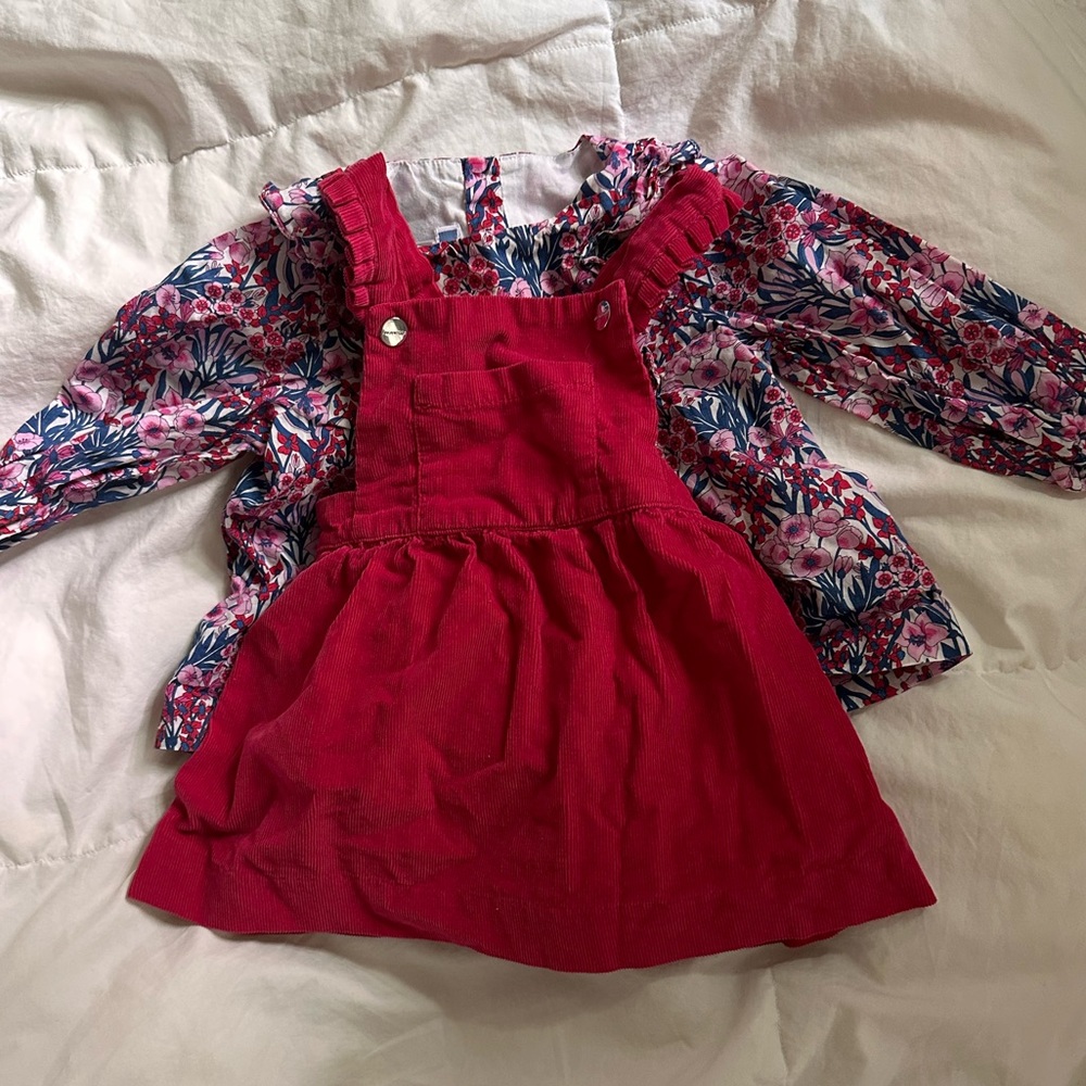 Jacadi Dress and Liberty Blouse Outfit
